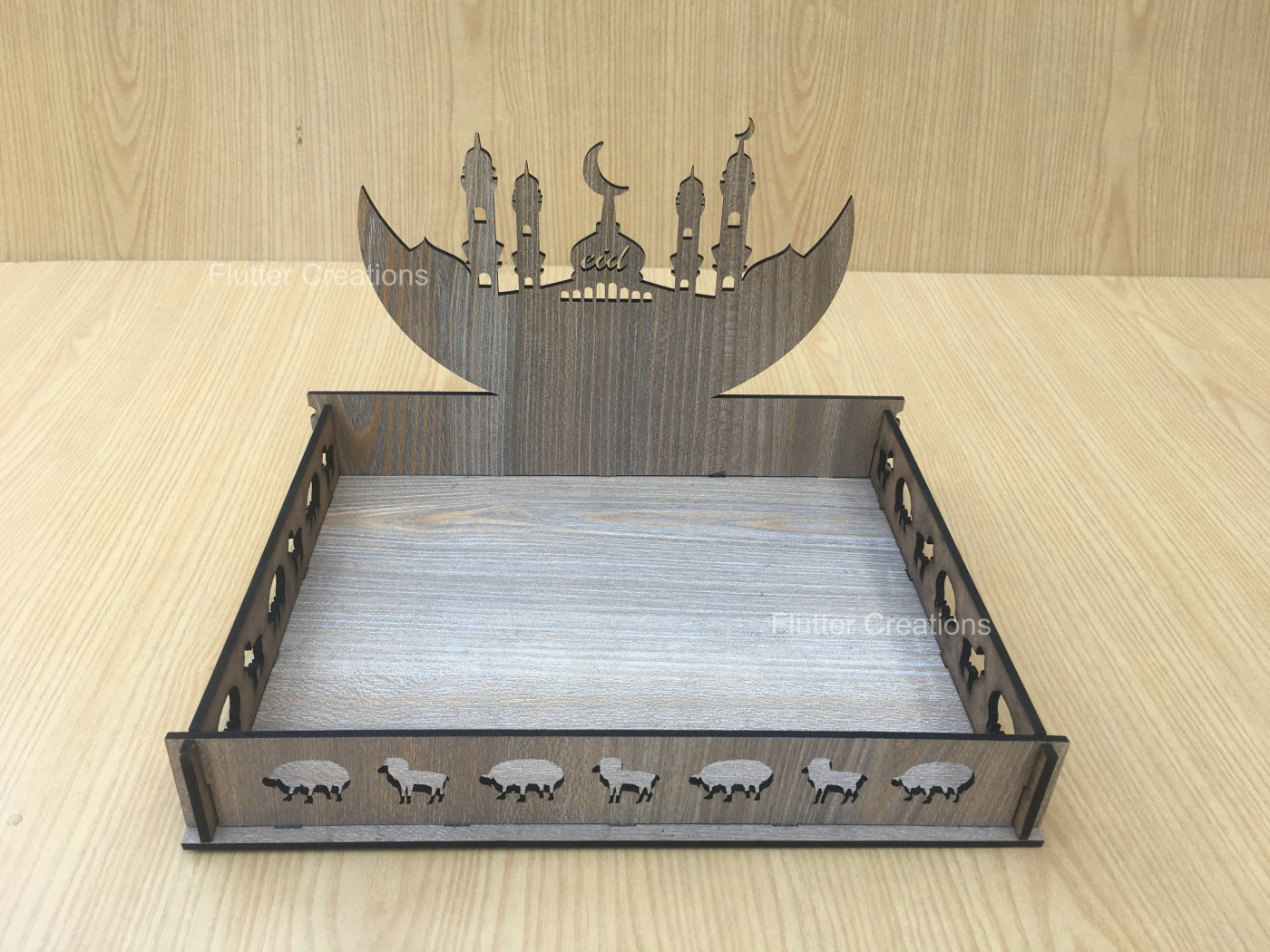 Bakra Eid Trays/Baskets - Wooden