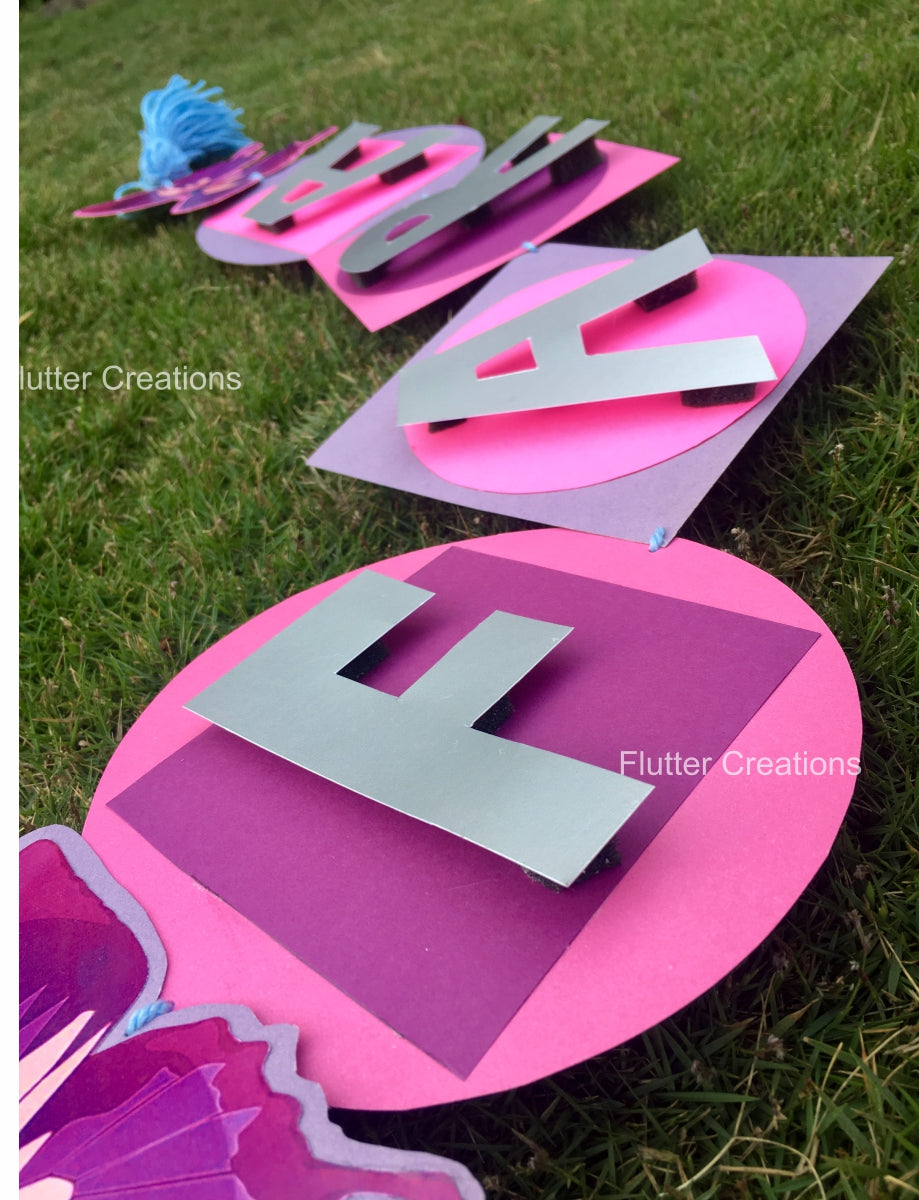 Customized Name Banner