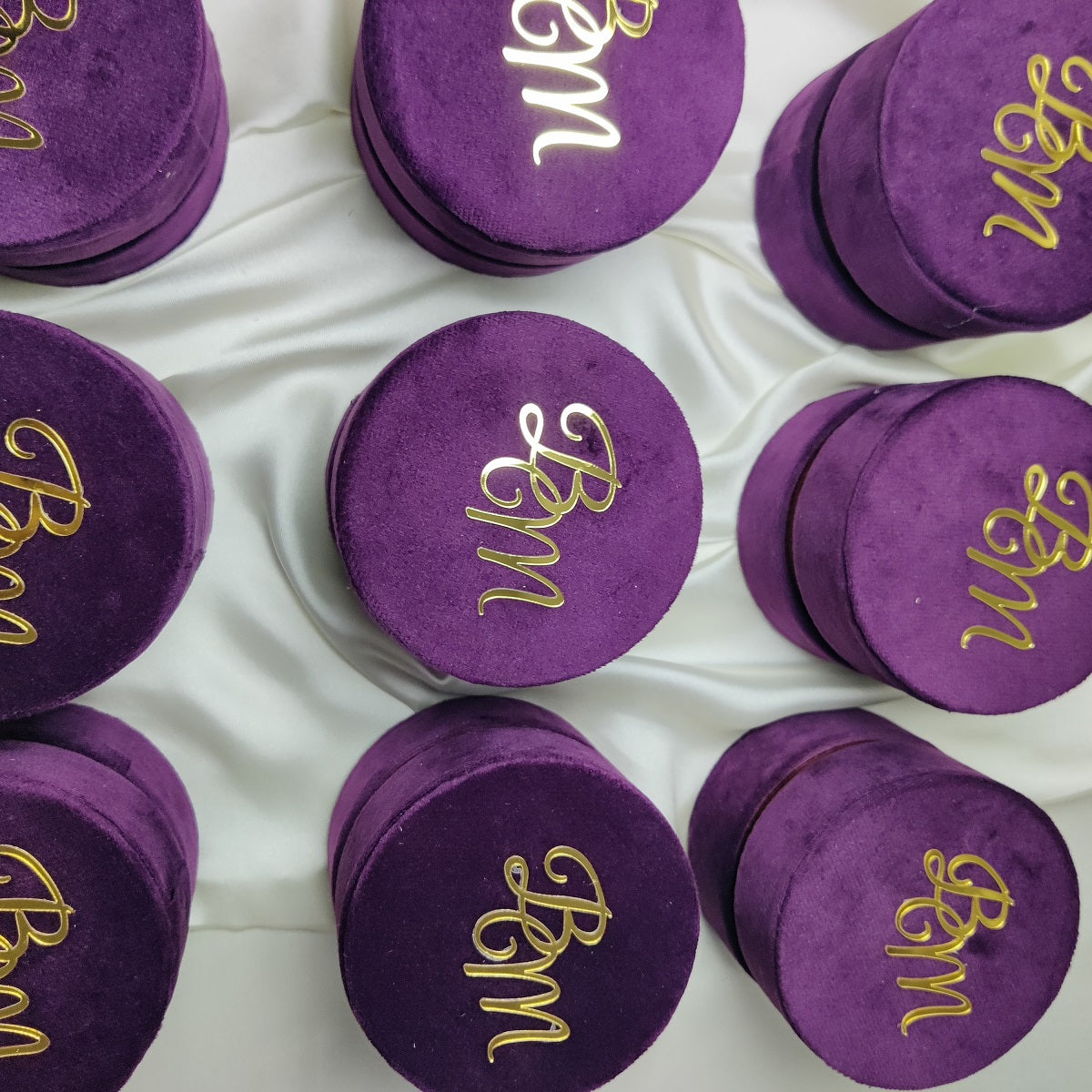Purple Velvet Nikkah Box