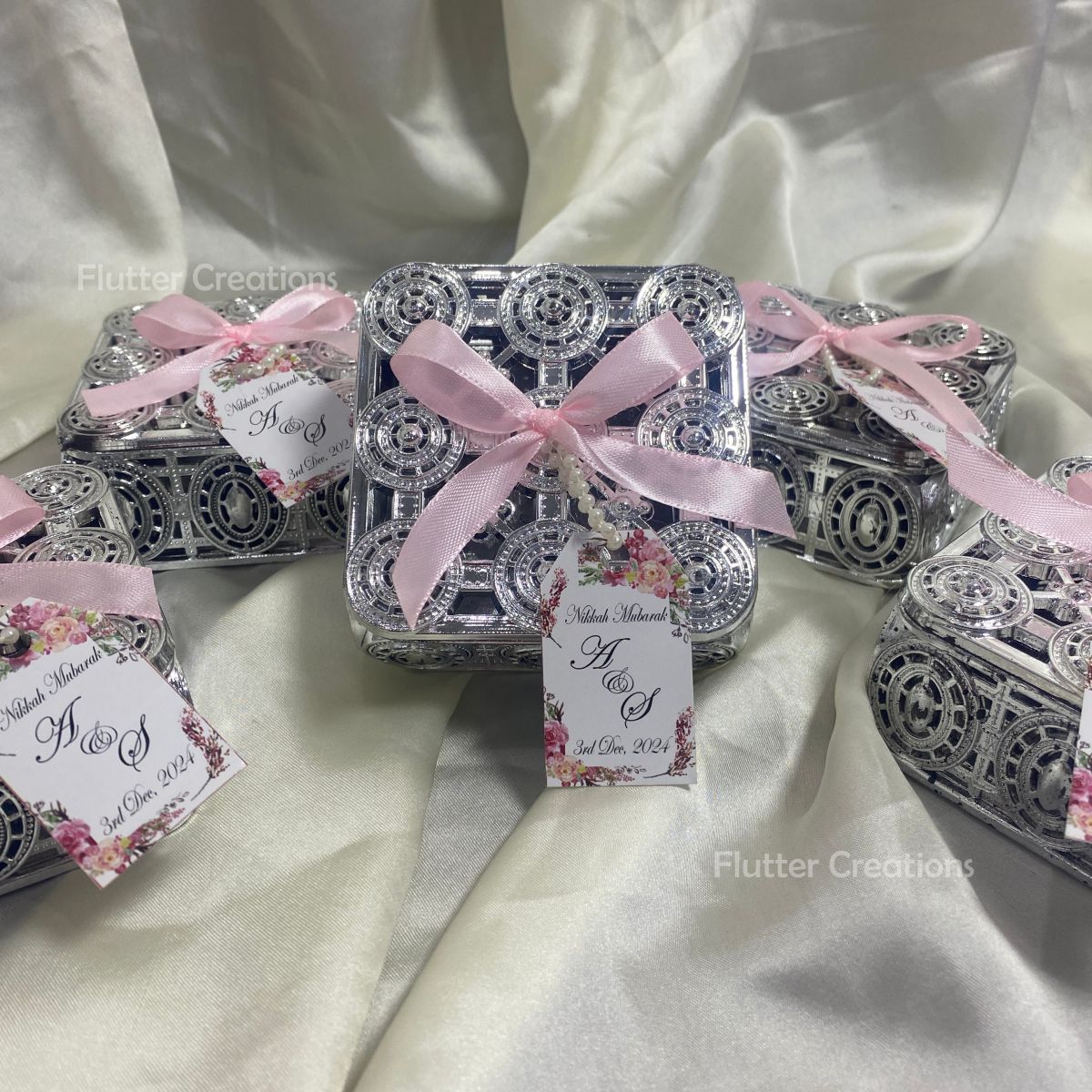 Silver Square Treasure Box