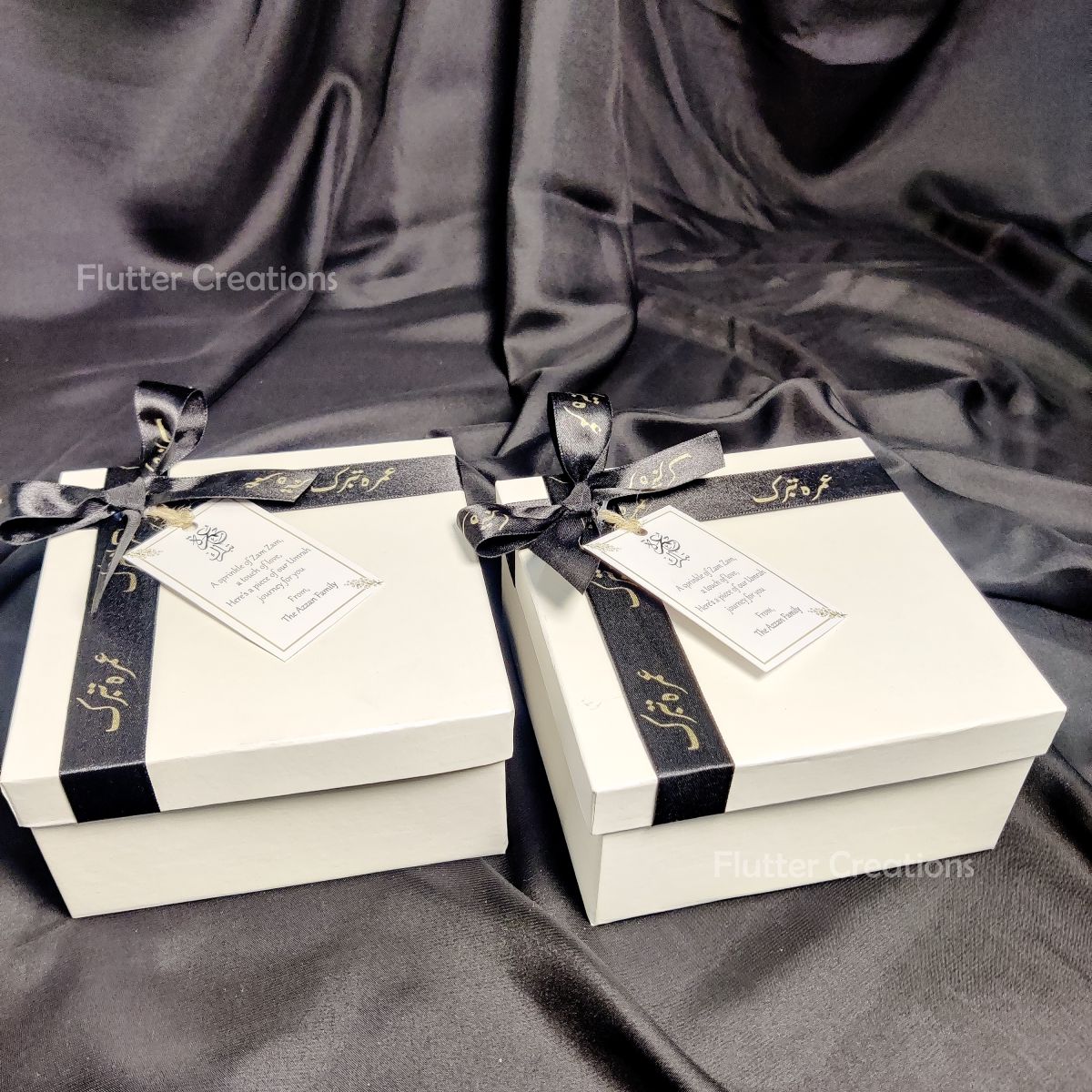 White Umrah Tabaruk Box