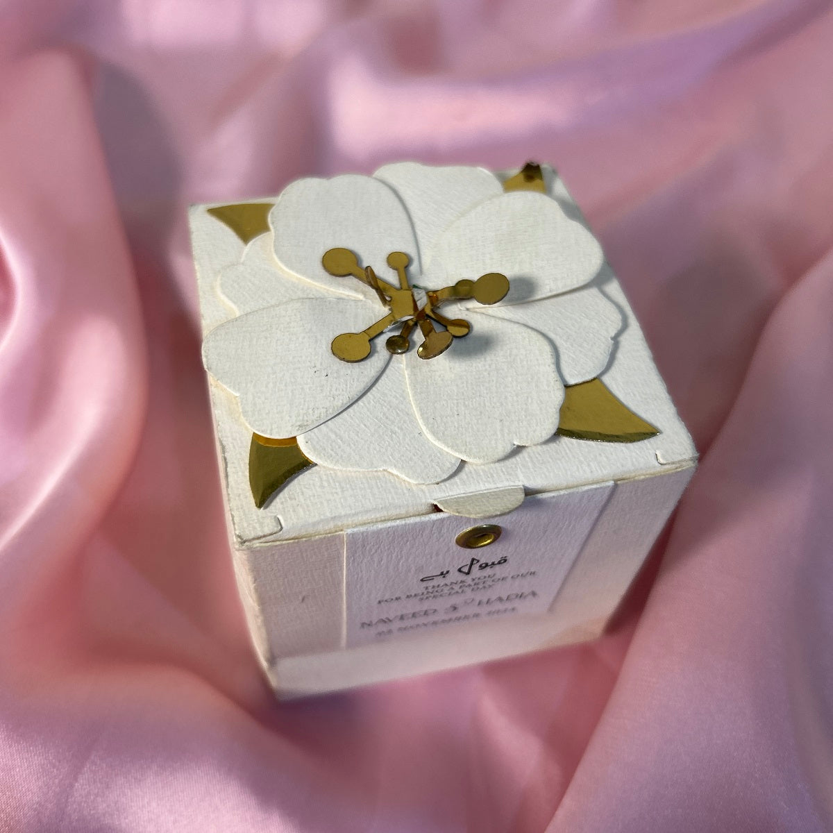 Luxury Cardboard Box with Card Floral
