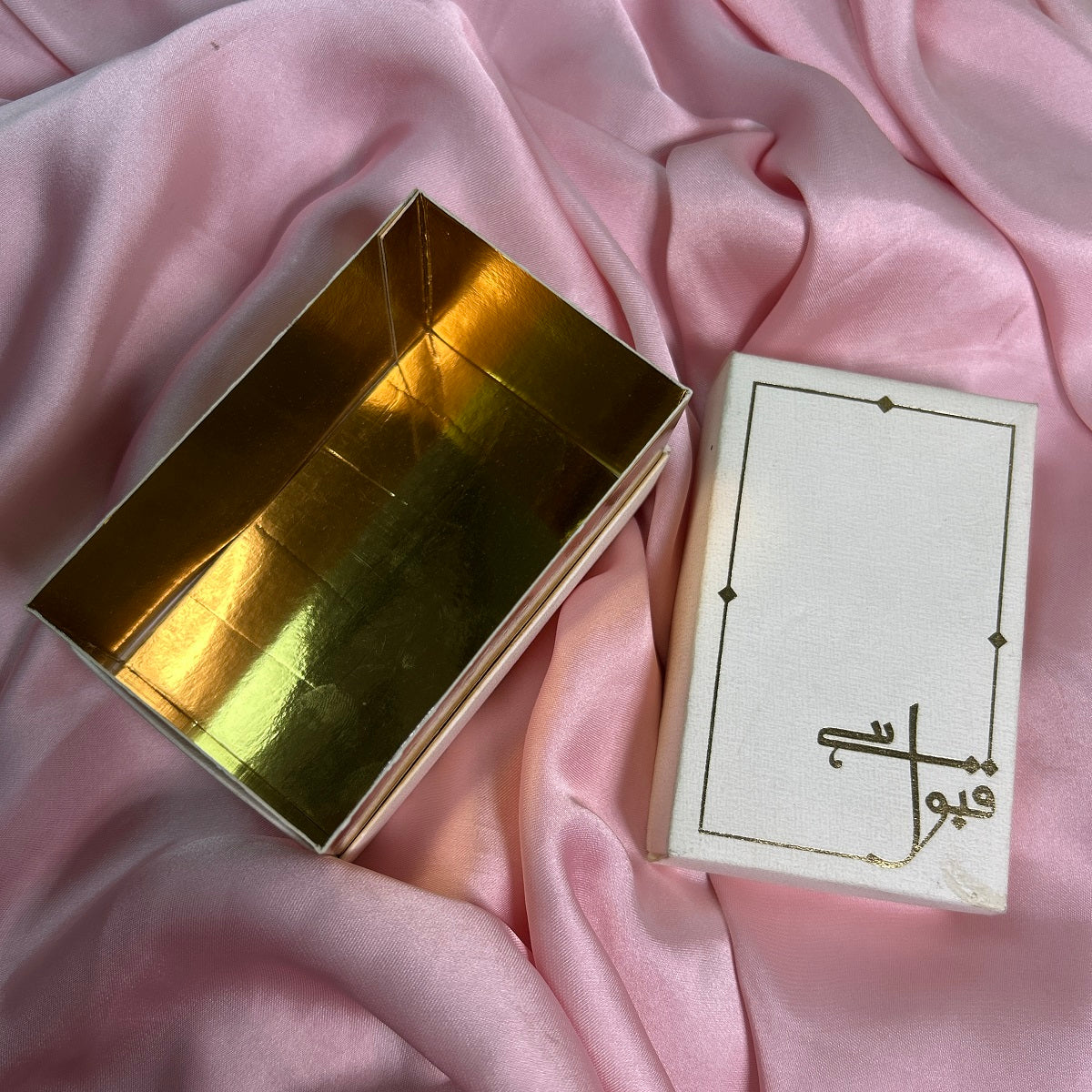 Printed Card Bid Box with foil printing
