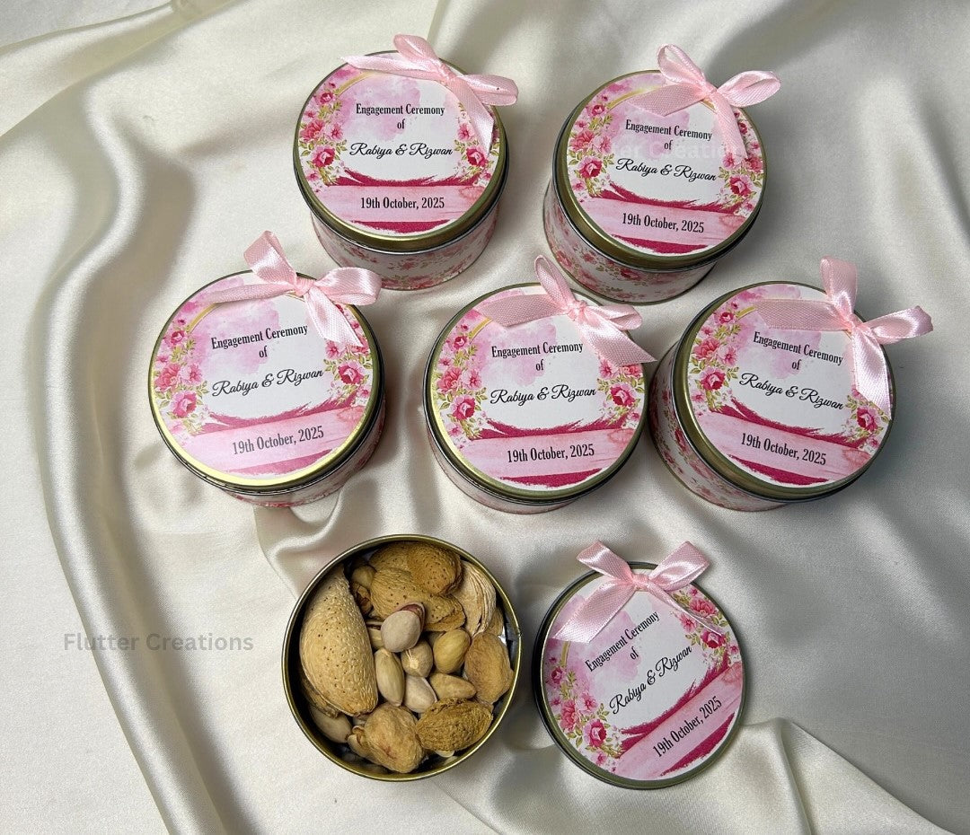 Customized Tin Box (Engagement)