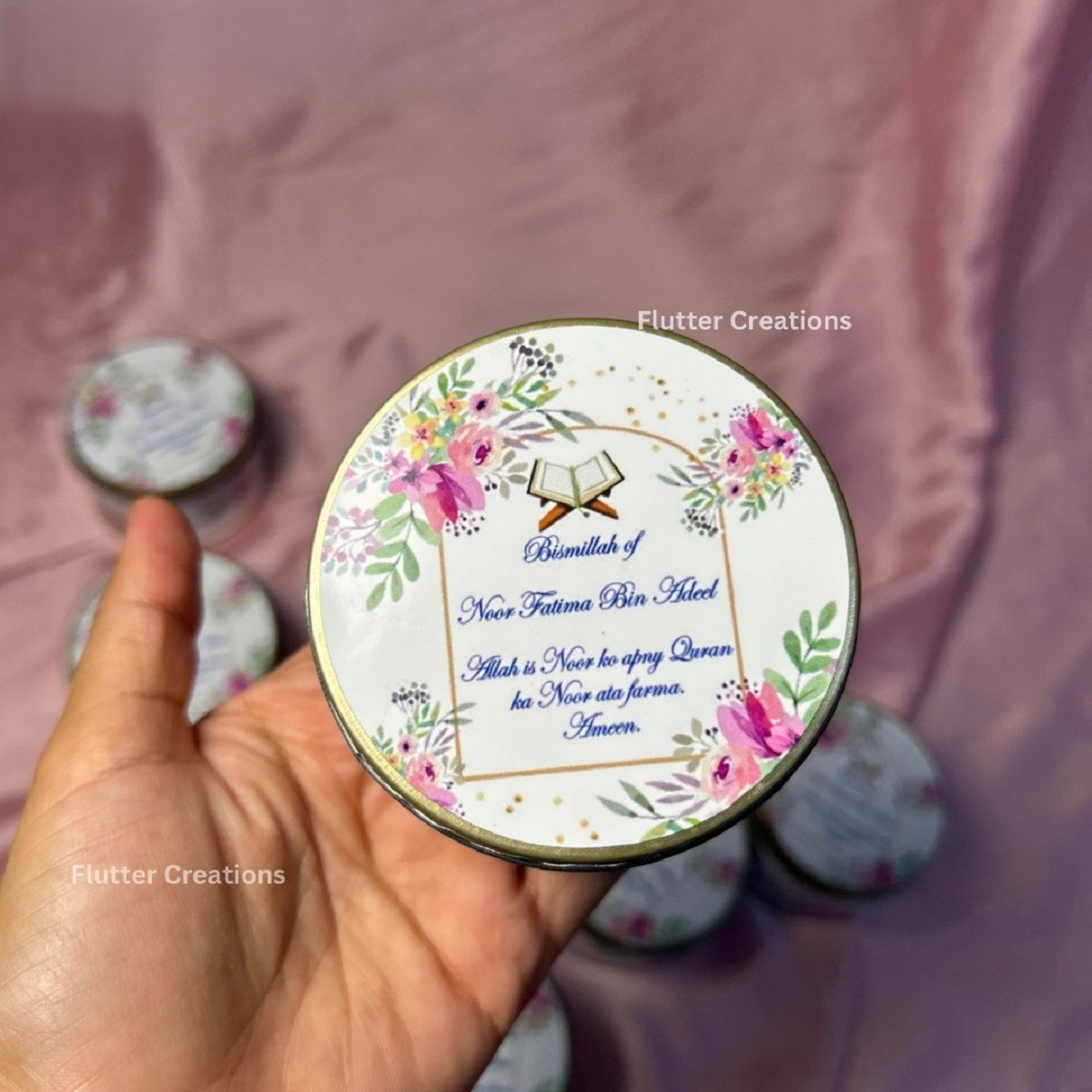 Bismillah Favours Tin Box