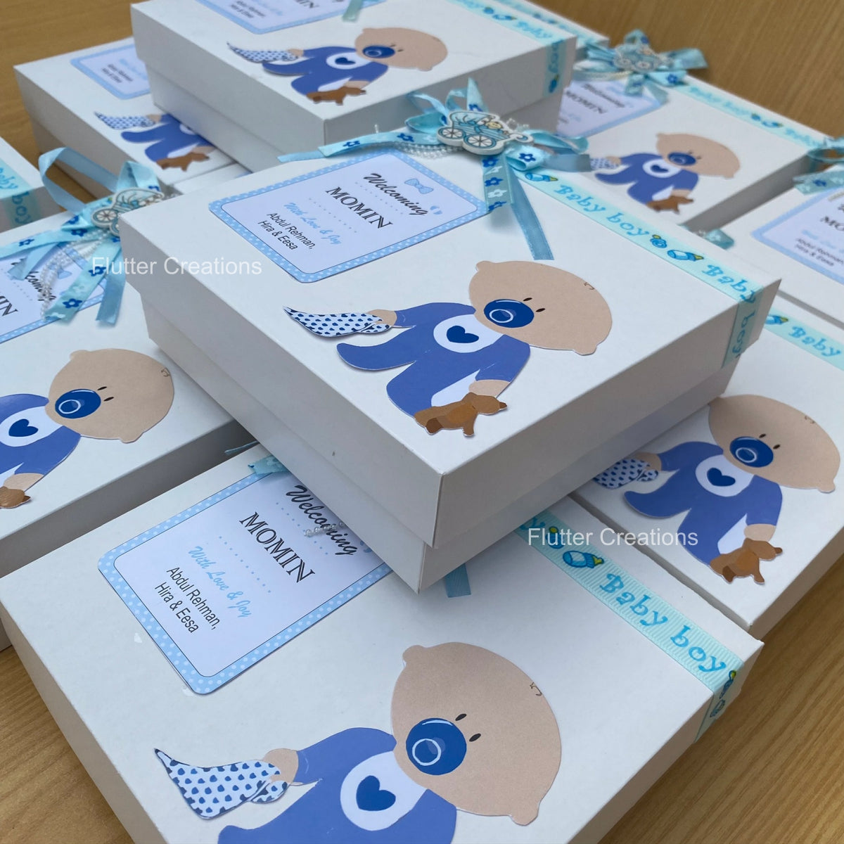 Baby Blanket - Cardboard Boxes