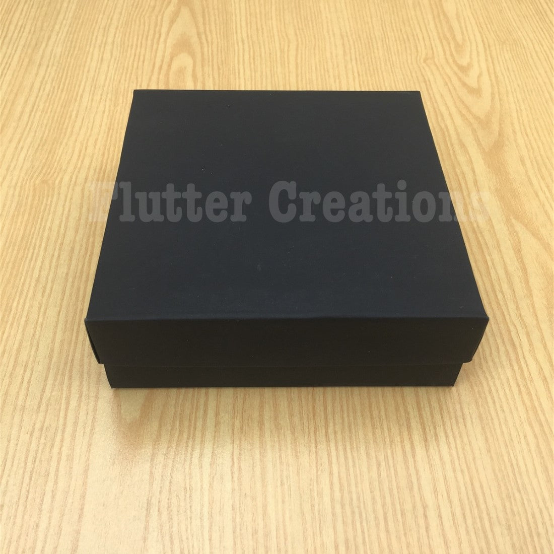 Plain Cardboard Black Boxes