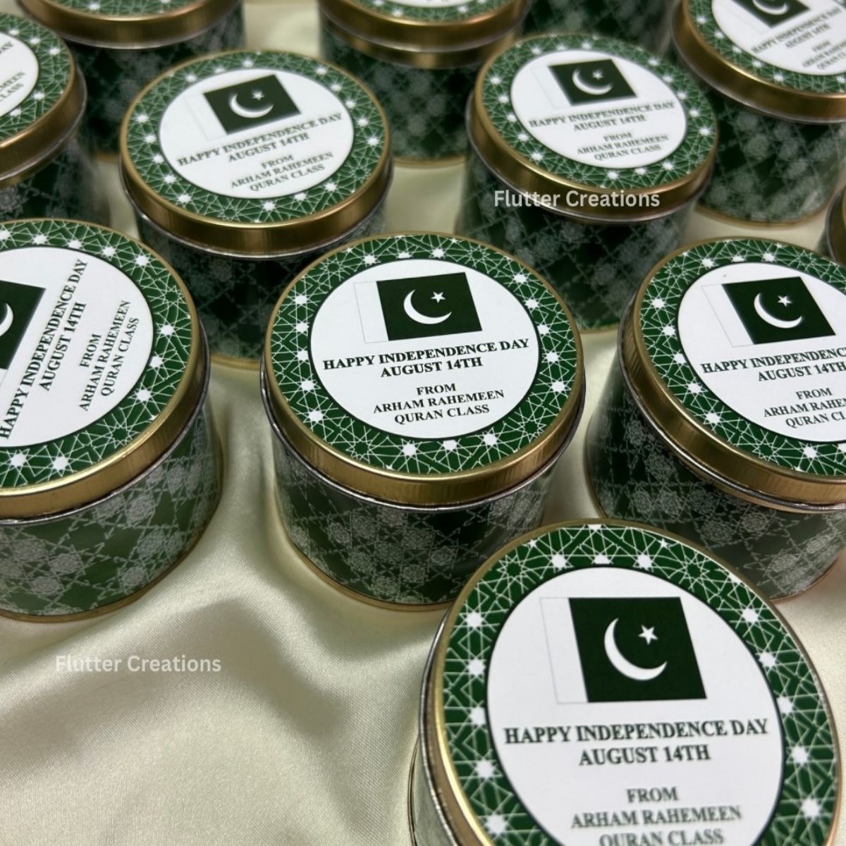 14 August Independence Day Tin Box Favours