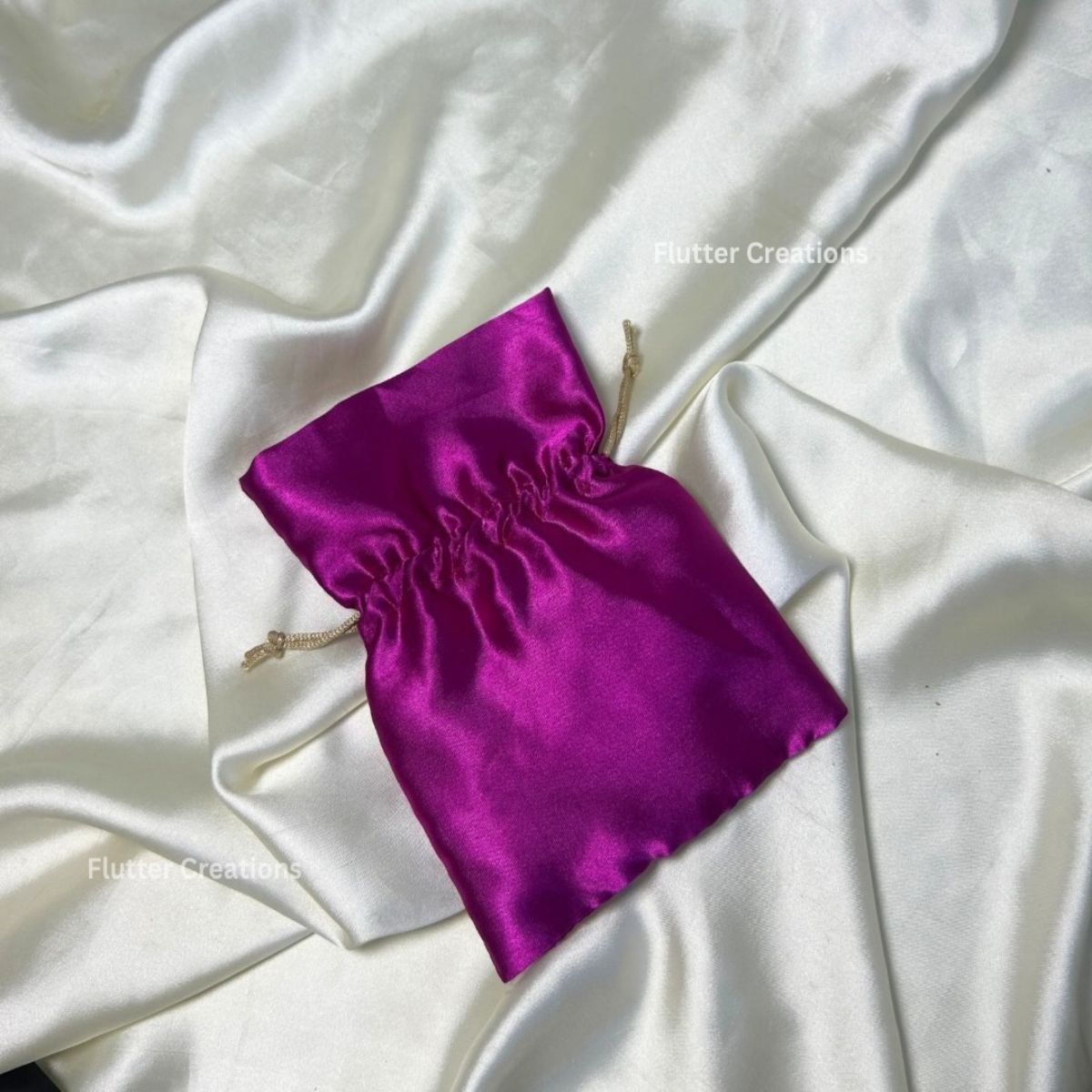 Plain Silk Pouch