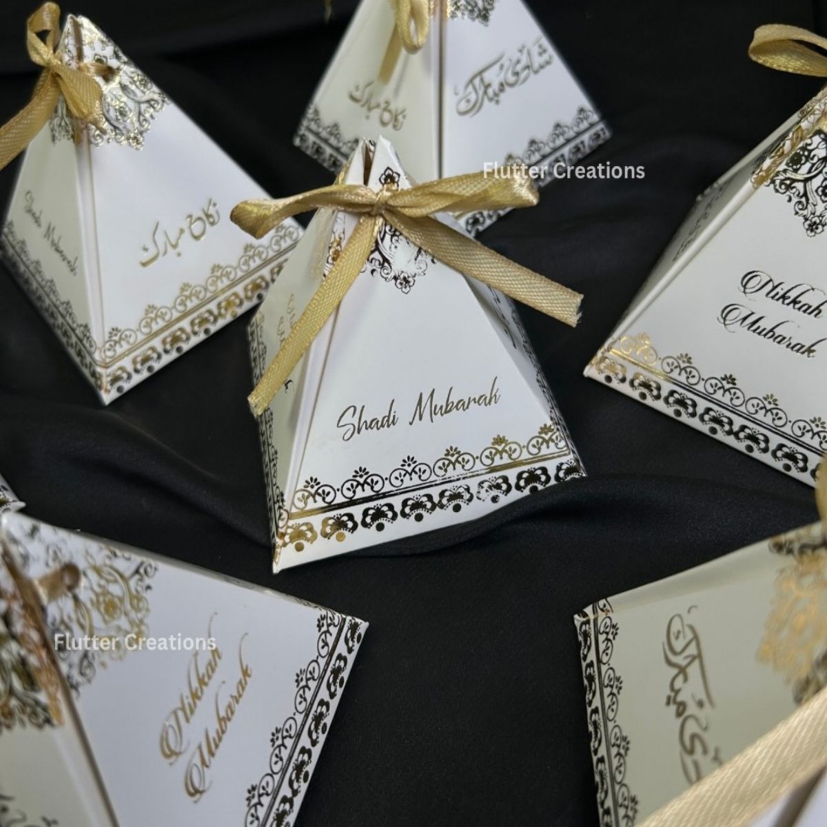 Pyramid/Triangle Box (Foil Printing)