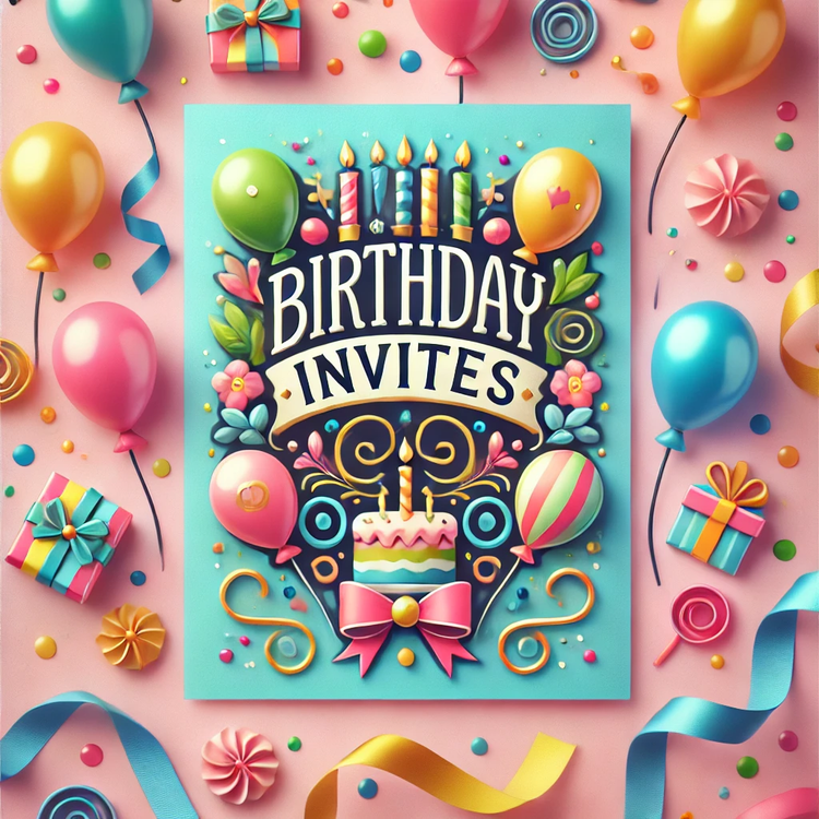 Birthday Invites – Flutter Creations