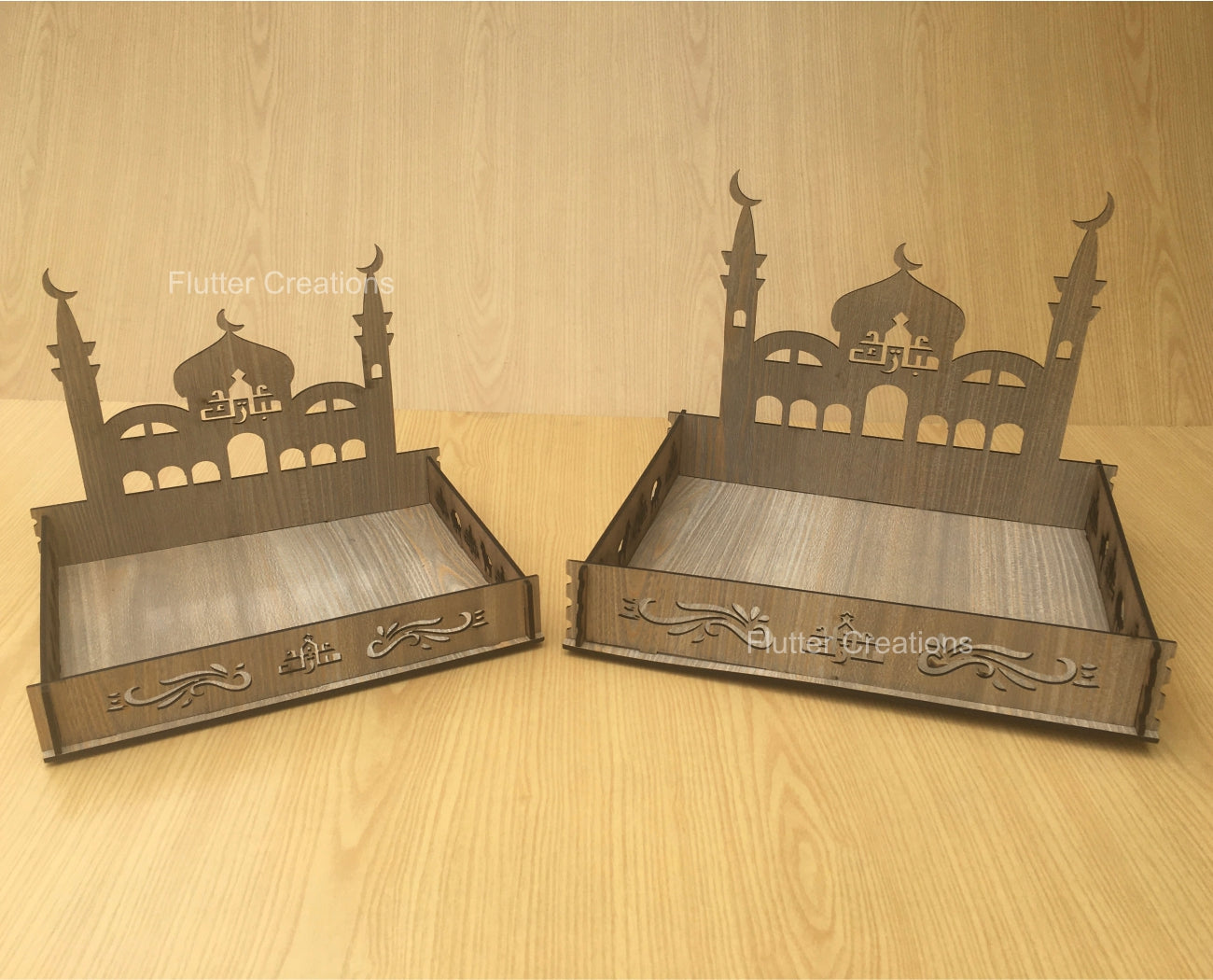 Bakra Eid Trays/Baskets - Wooden