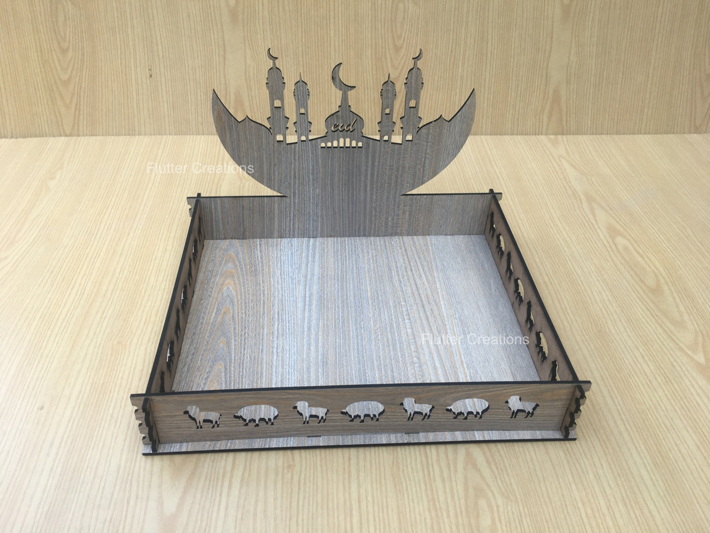 Bakra Eid Trays/Baskets - Wooden