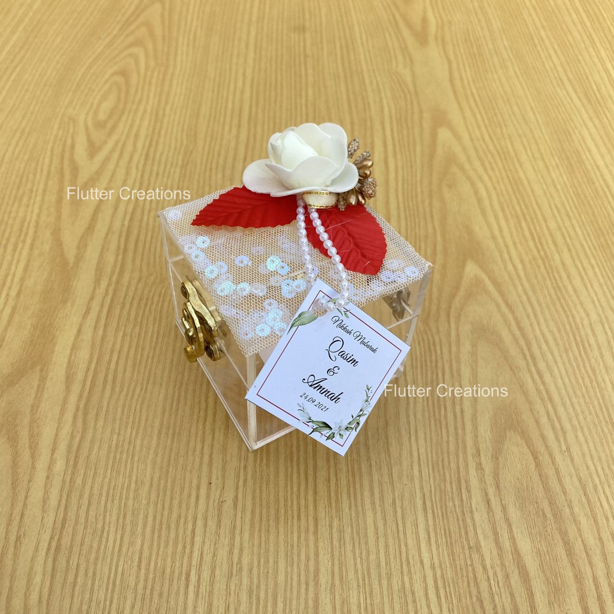 Acrylic Wedding Bid Box – Flutter Creations