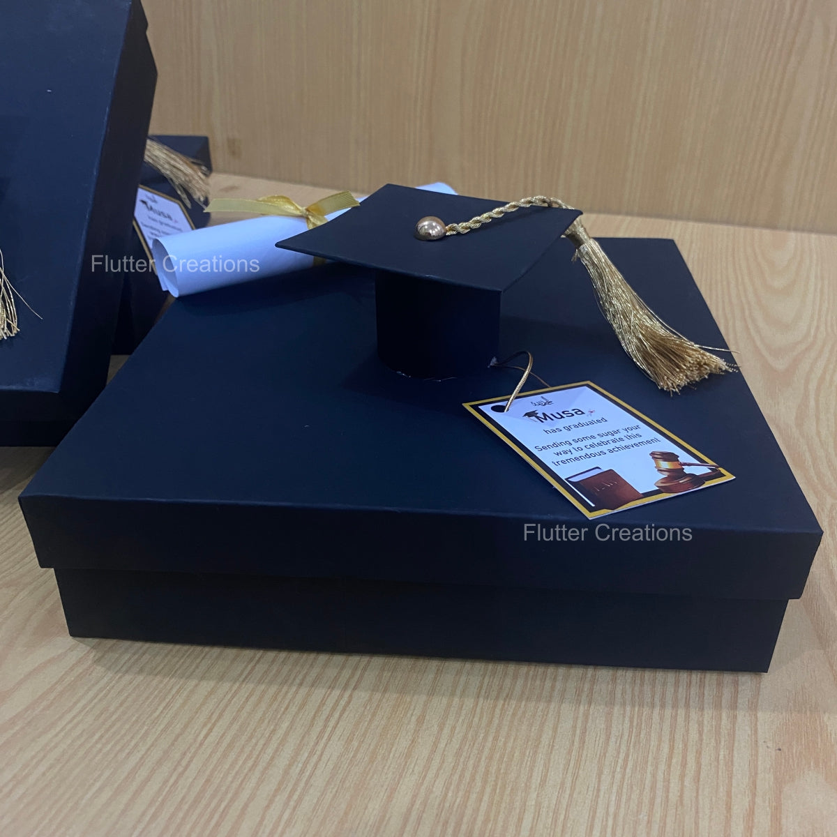 Graduation Box with Cap