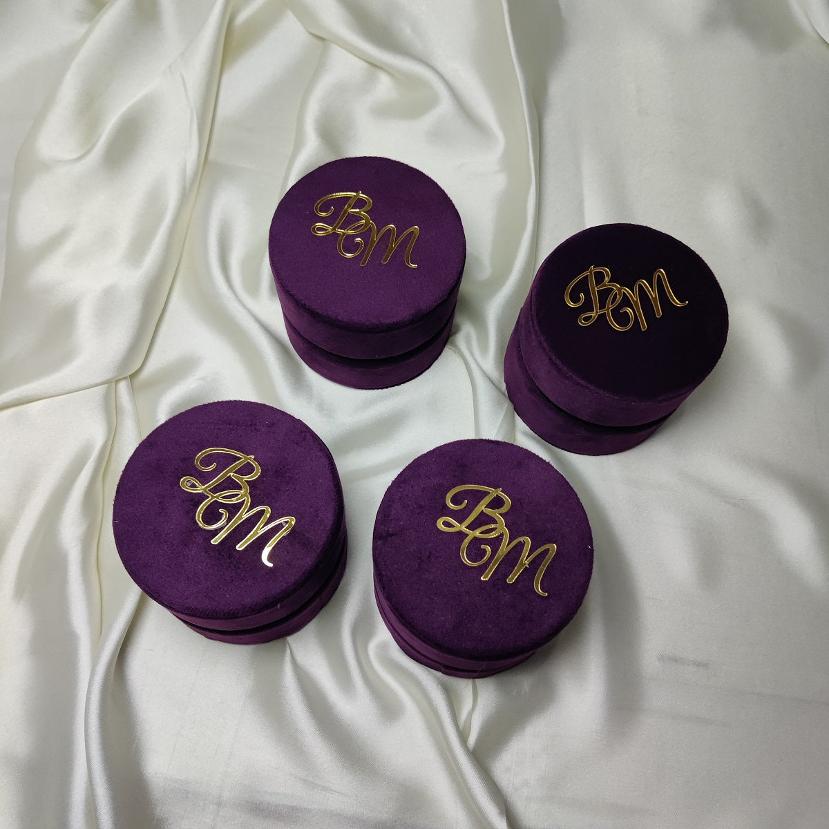 Purple Velvet Nikkah Box