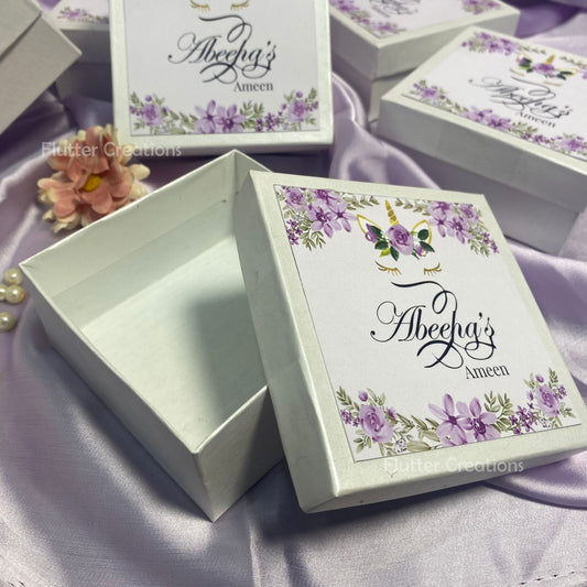 Ameen Box with top Floral Print