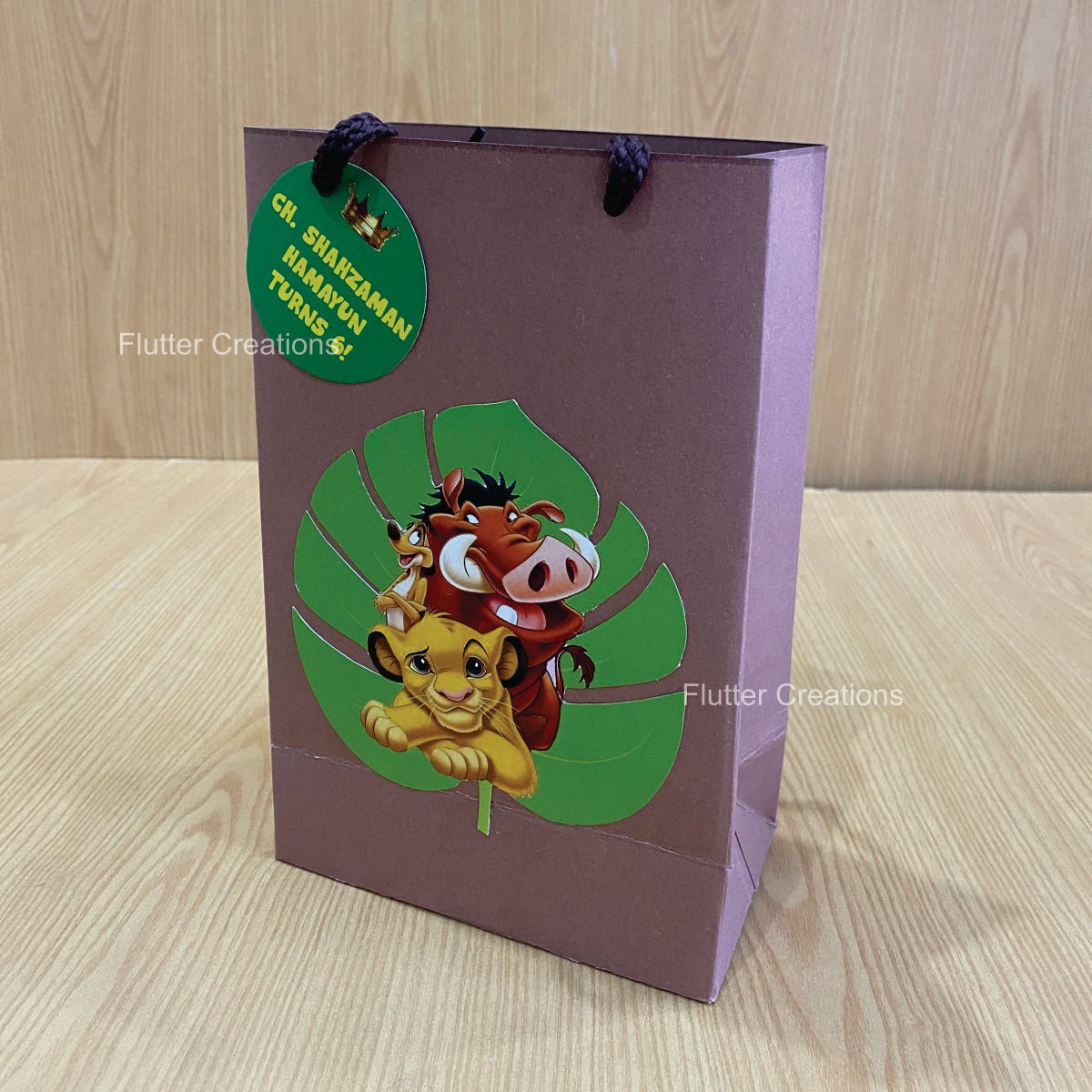 Lion King theme Goody Bags