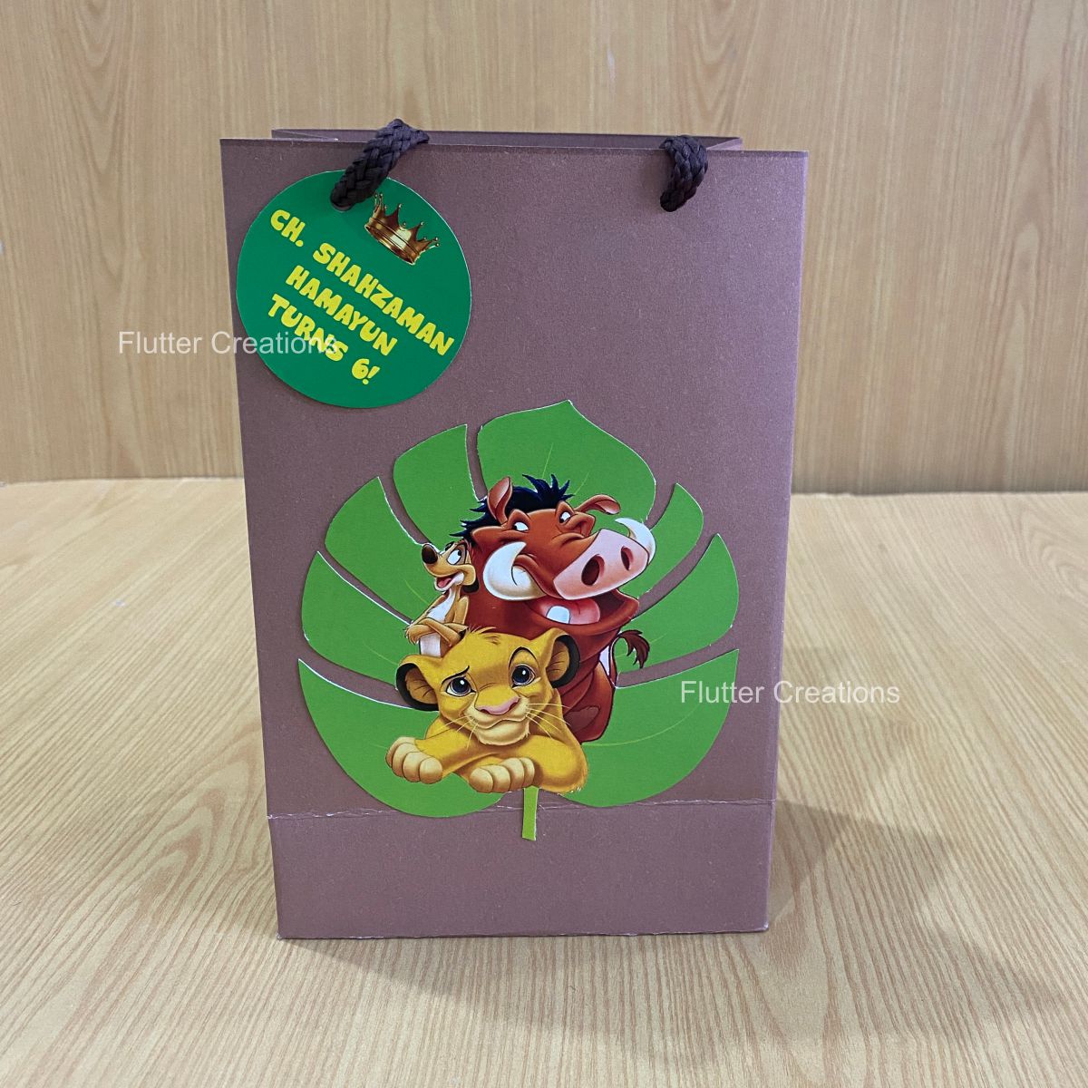 Lion King theme Goody Bags
