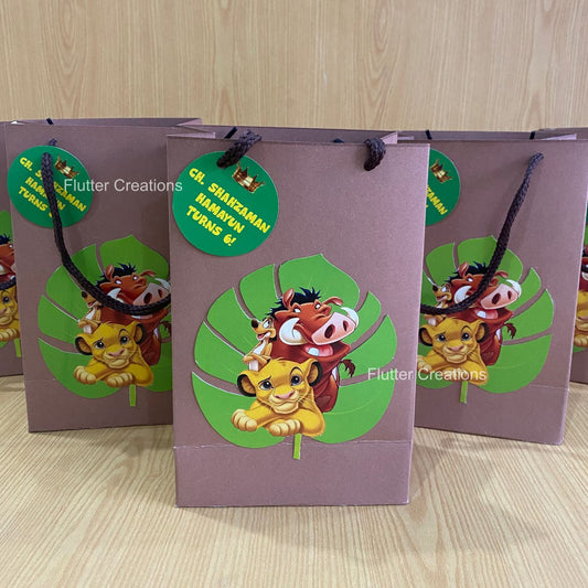 Lion King theme Goody Bags