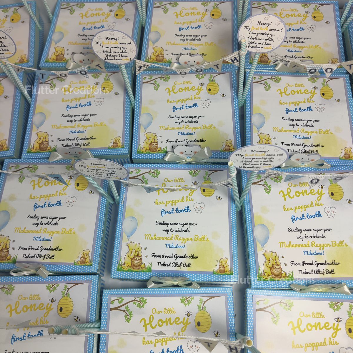 Tooth Announcement Banner Box