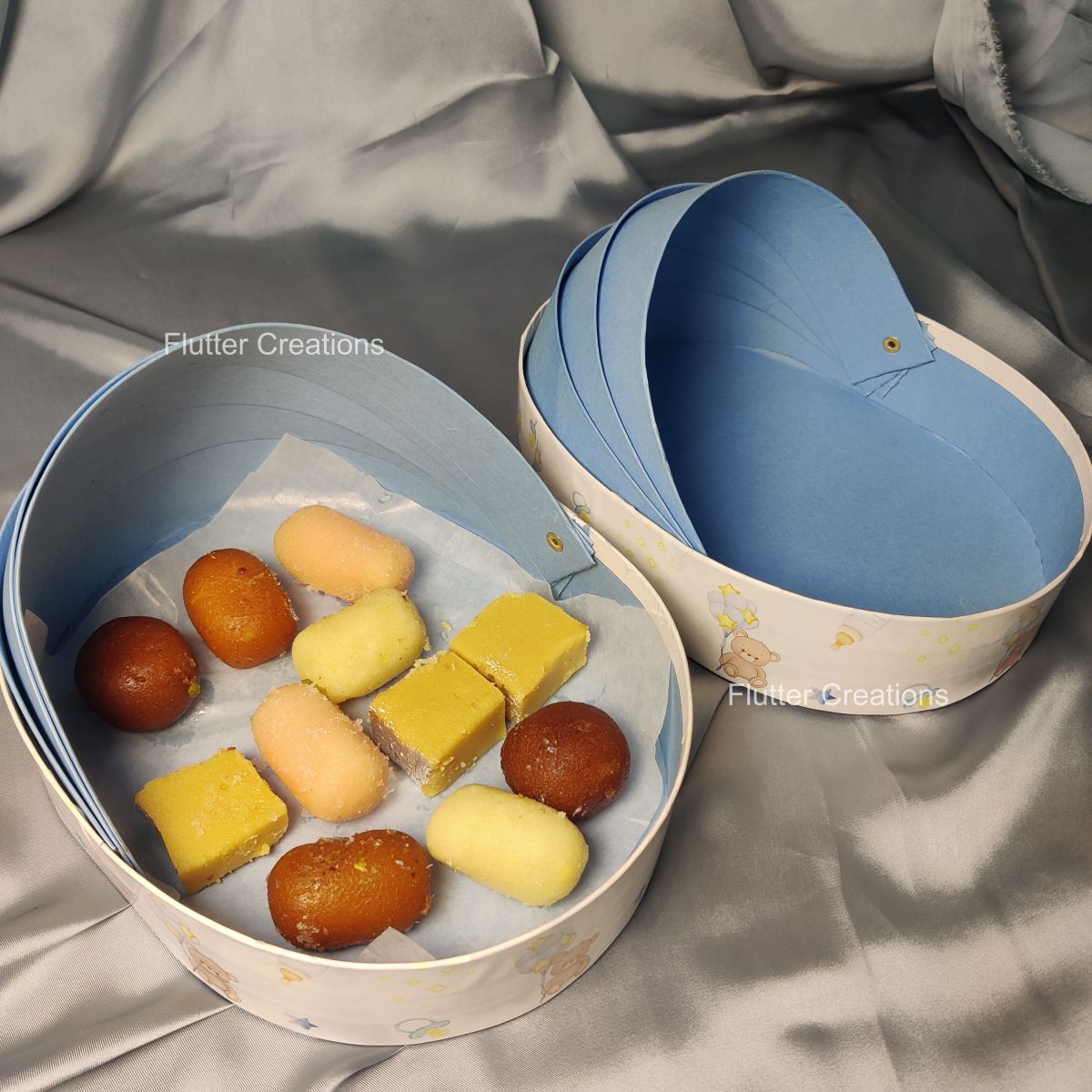 Cradle Box with Printed Bottom