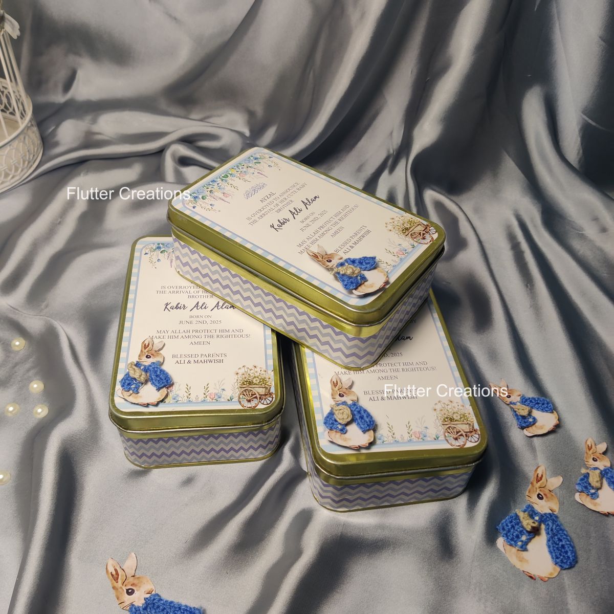 Bunny Crochet Jacket - Tin Boxes/Packs (500gm)