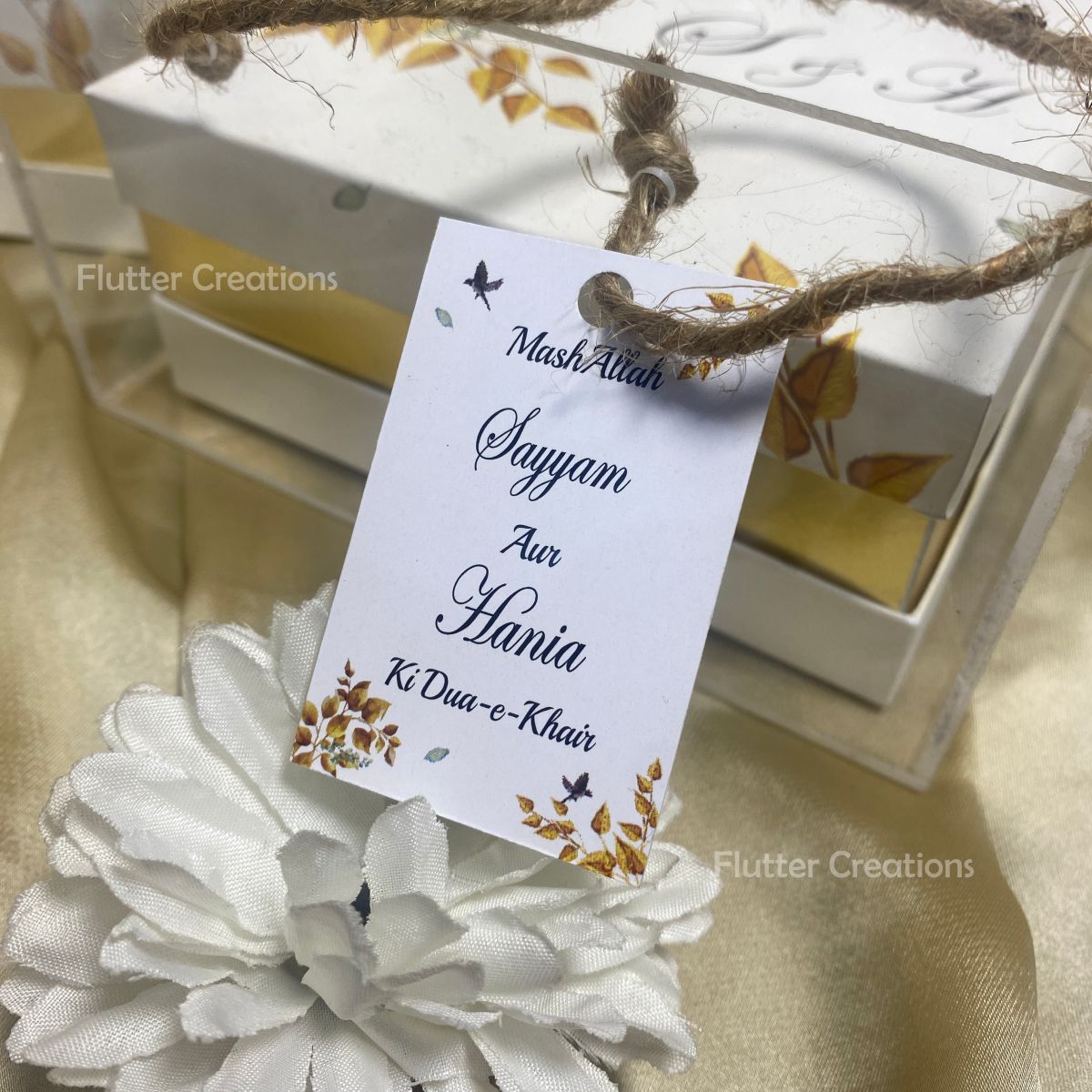 Printed Box with Acrylic Bag
