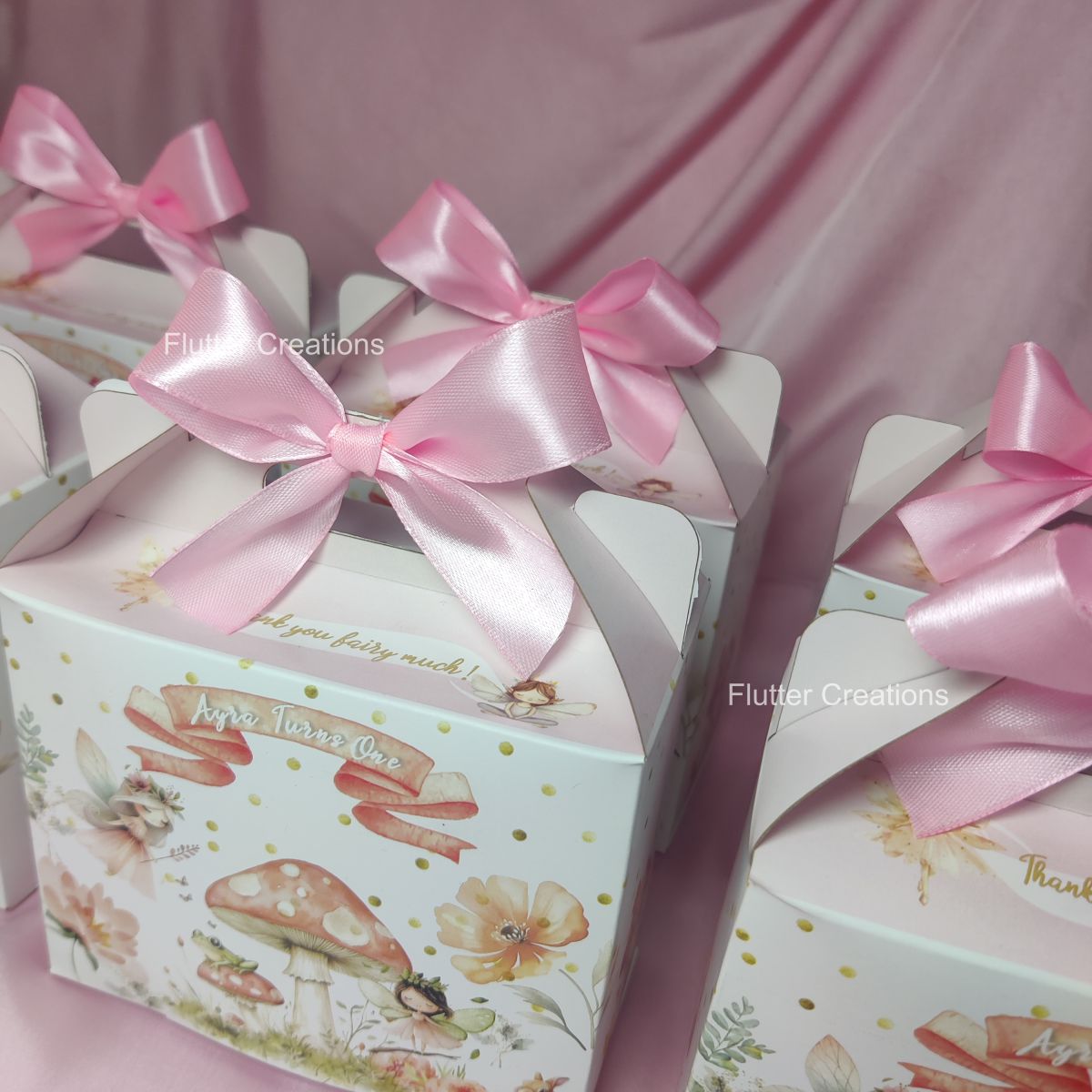 Fairy Theme Goody Boxes (Printed)