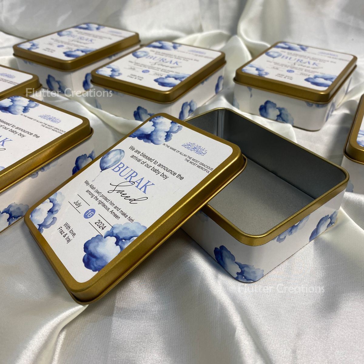 Tin Metal with Customized Print on Top and Bottom (Imported)