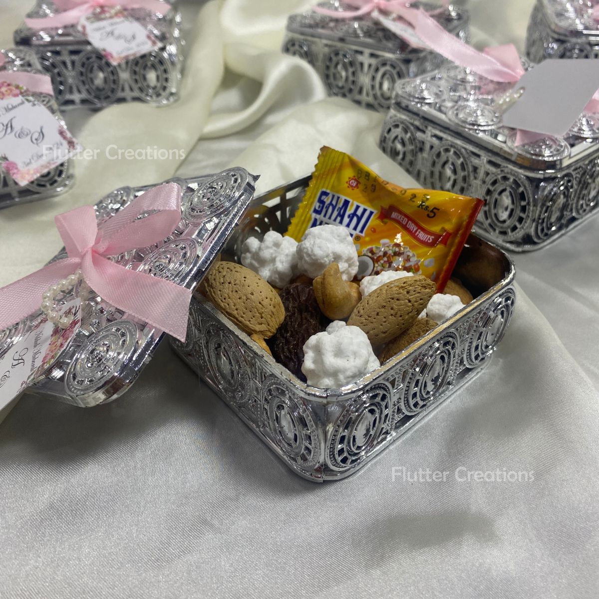 Silver Square Treasure Box