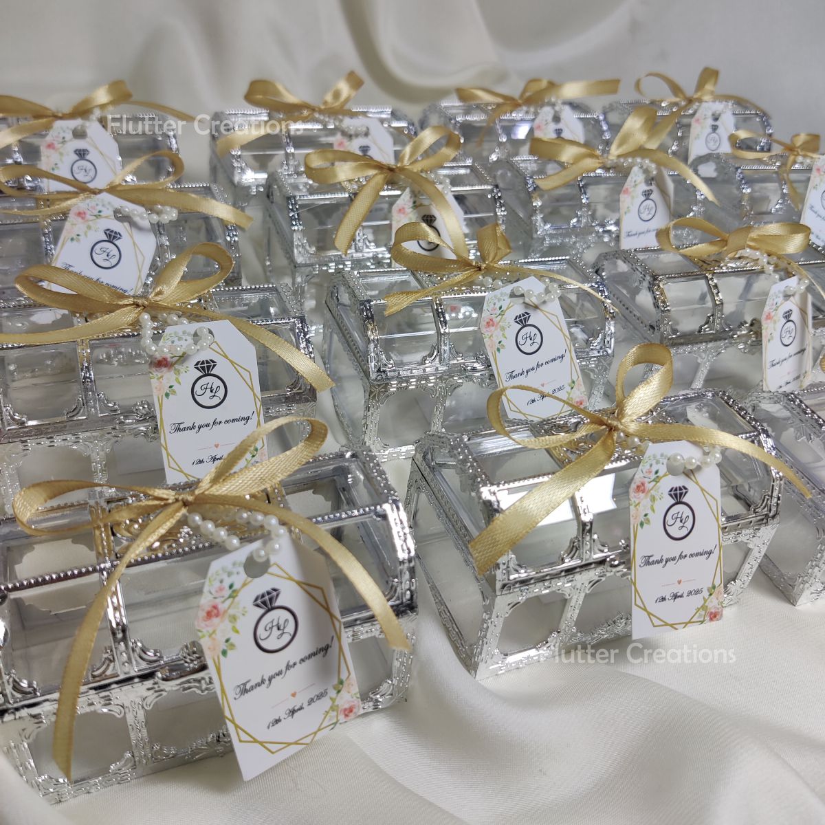 Treasure/Tijori Box (With Gold Ribbon & Tag)