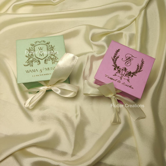 Square Hardbox with Foil Printing