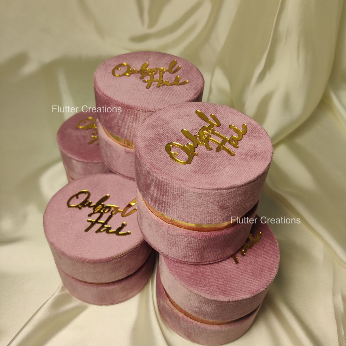 Velvet Bid Box with Qabool Hai