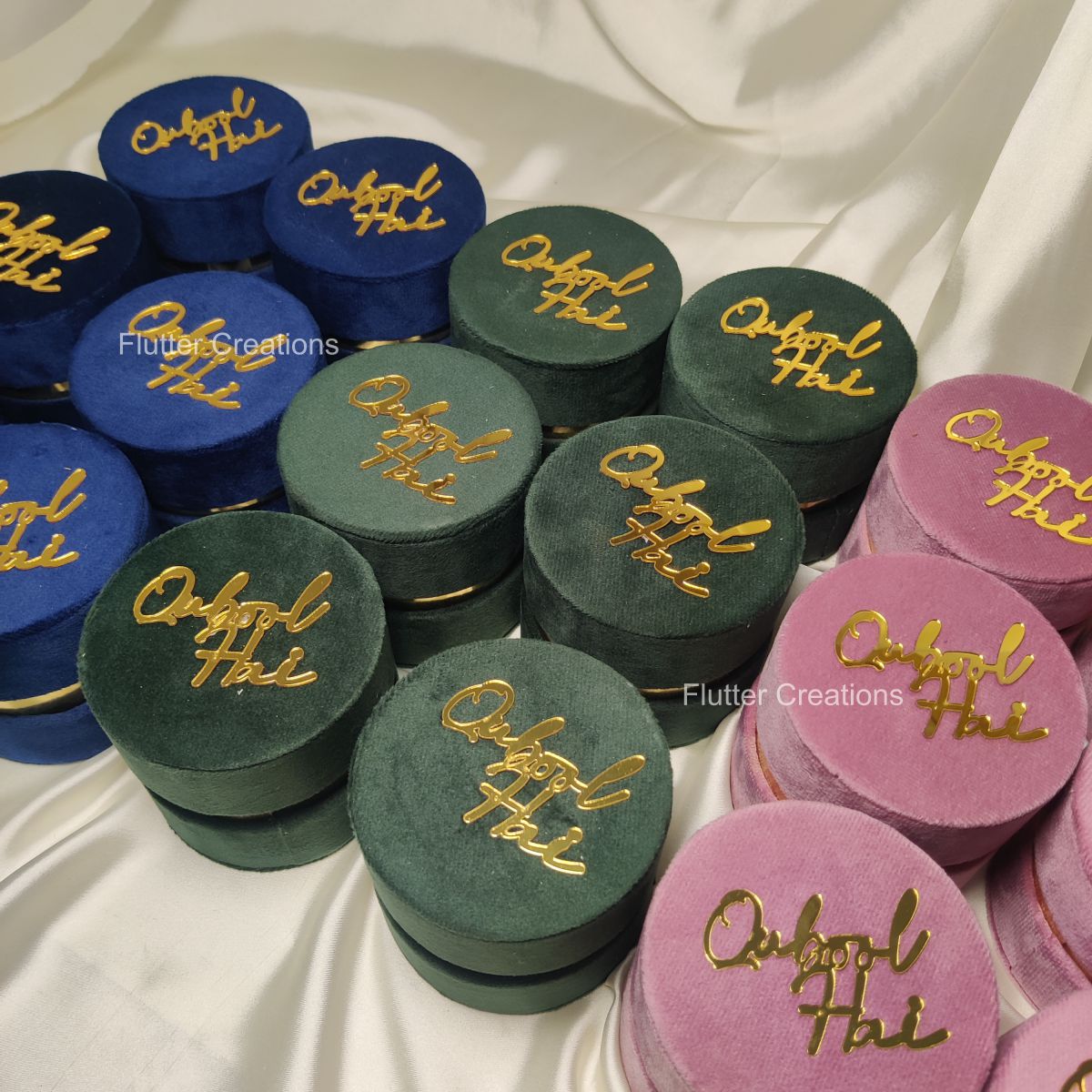 Velvet Bid Box with Qabool Hai