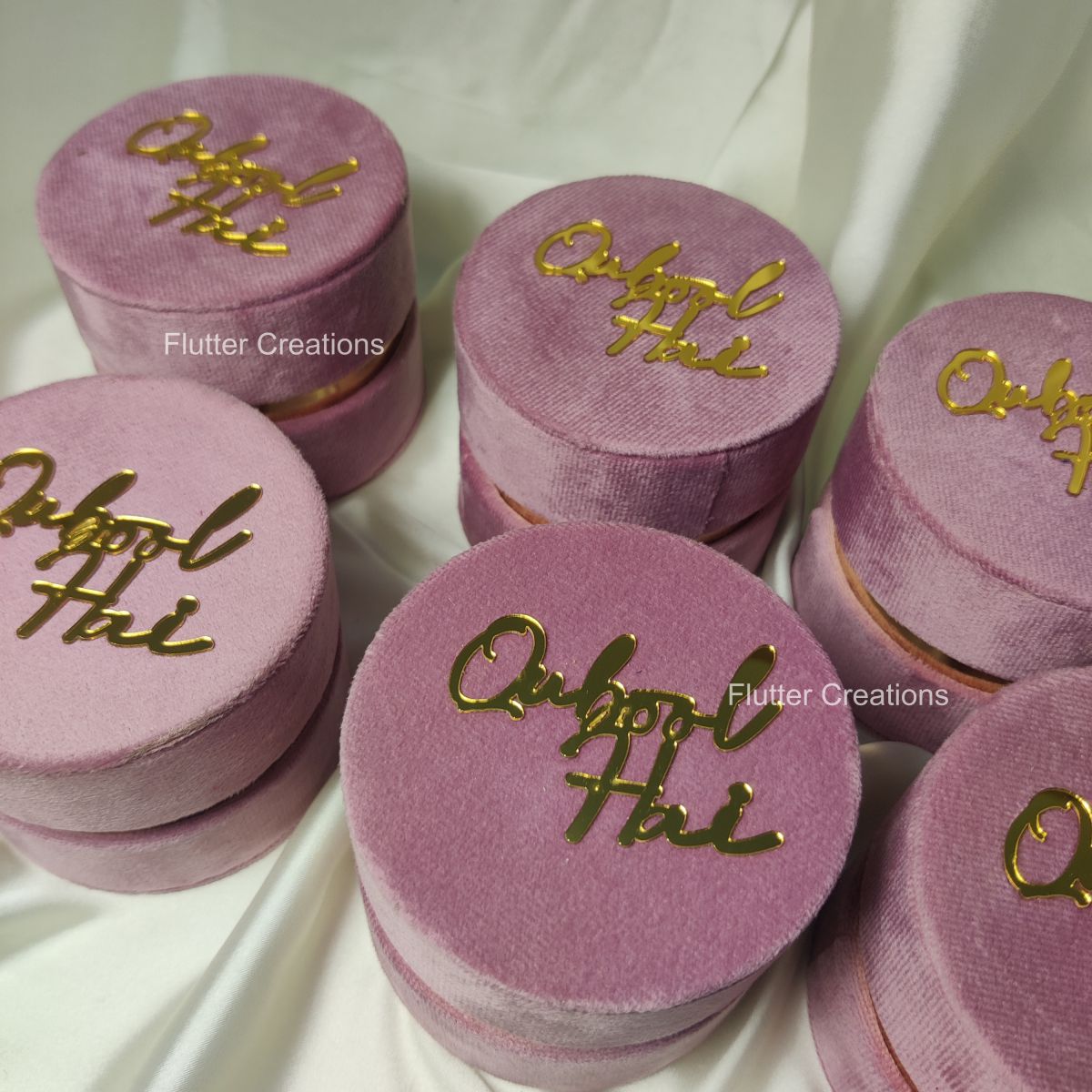 Velvet Bid Box with Qabool Hai