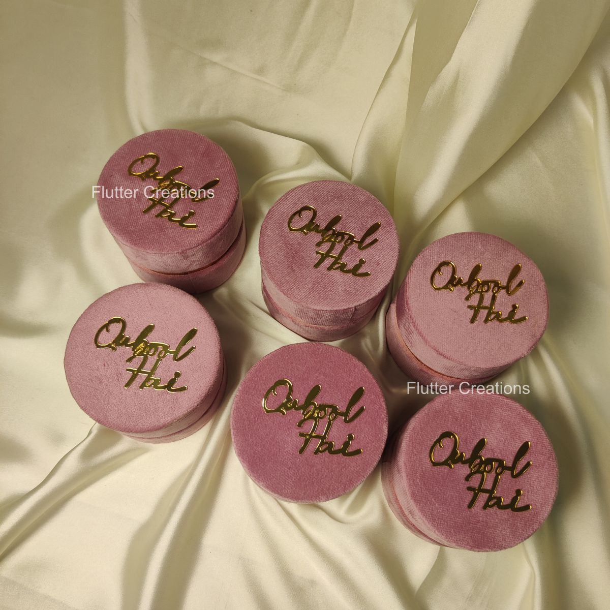 Velvet Bid Box with Qabool Hai