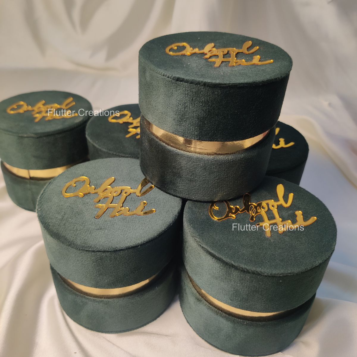 Velvet Bid Box with Qabool Hai