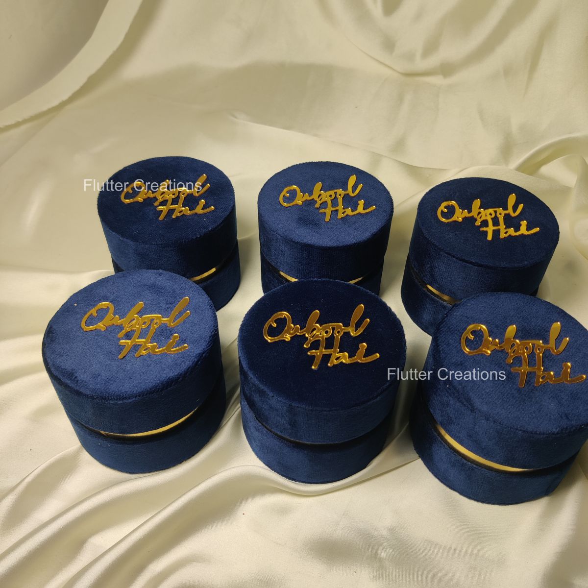 Velvet Bid Box with Qabool Hai