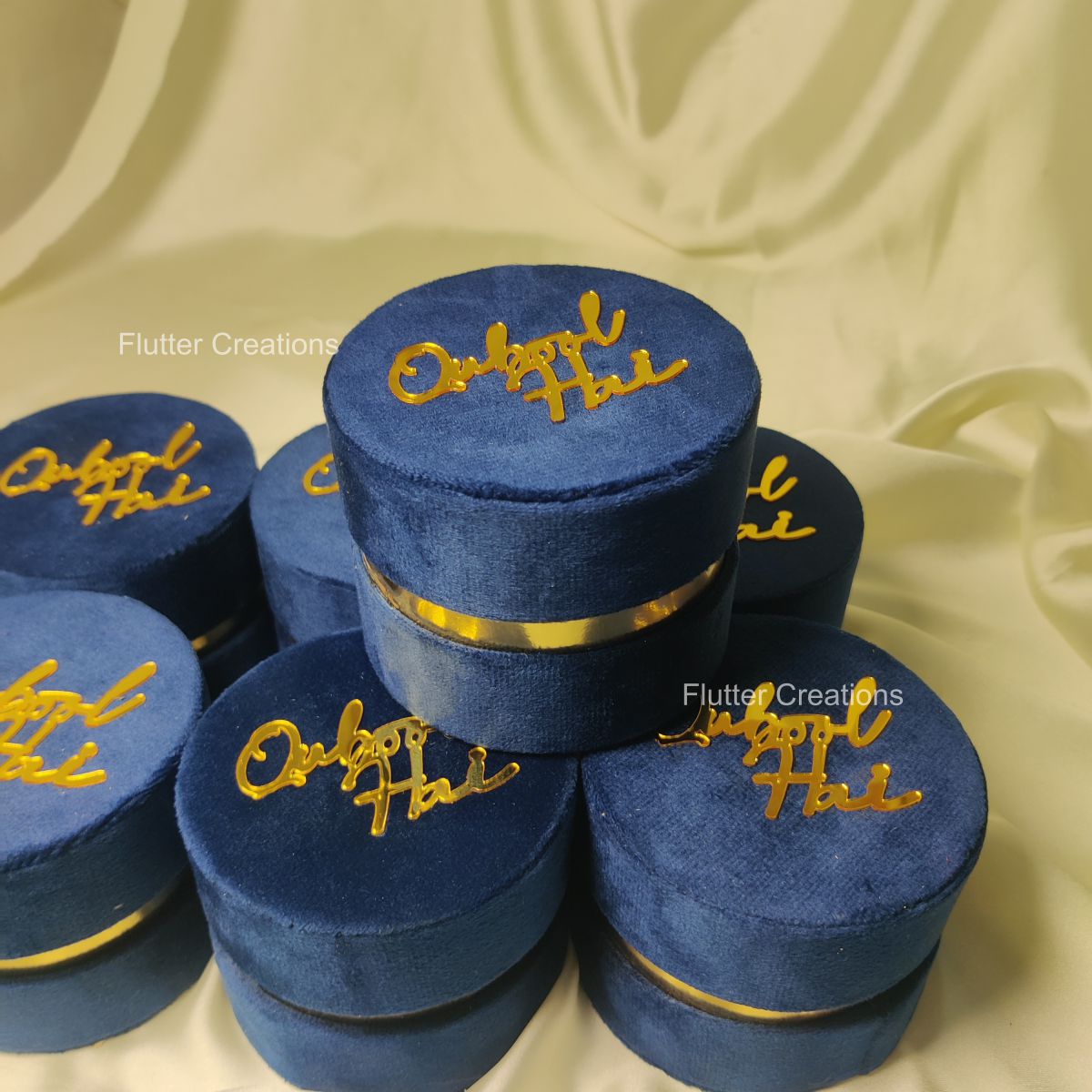 Velvet Bid Box with Qabool Hai