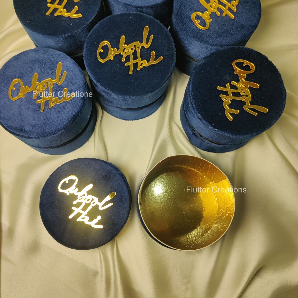 Velvet Bid Box with Qabool Hai