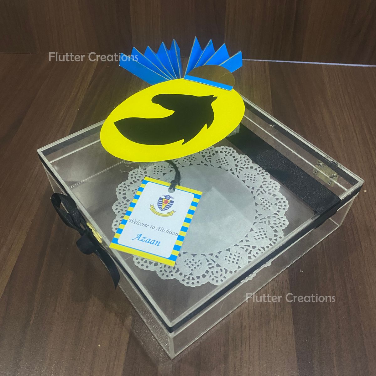 Acrylic Welcome to Aitchison Box