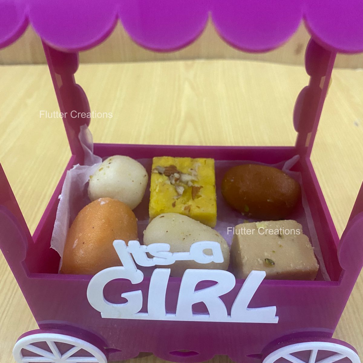 Acrylic Baby Cart