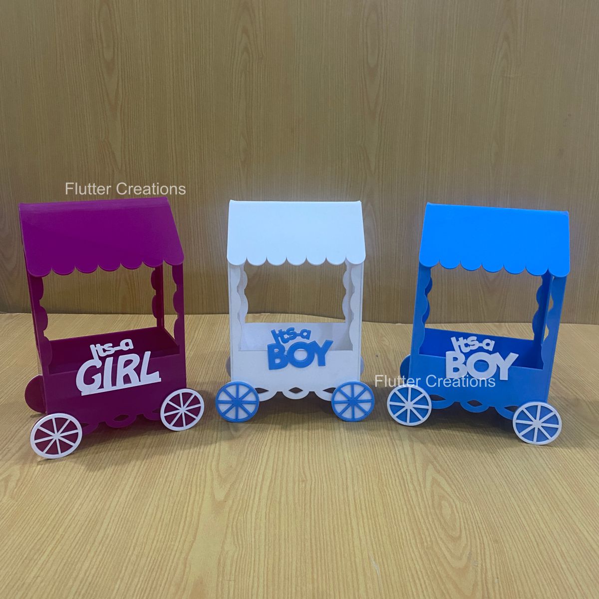 Acrylic Baby Cart