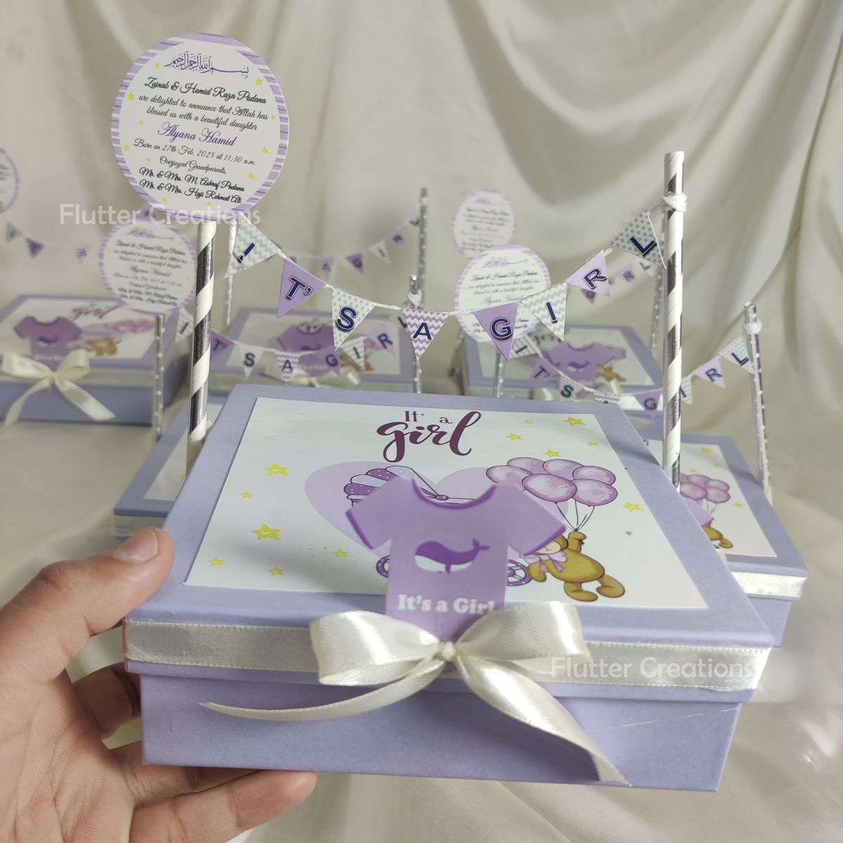 Baby Girl Banner Box