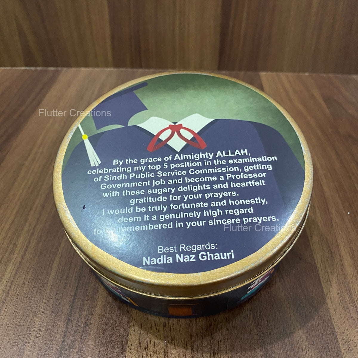 Graduation Tin Box