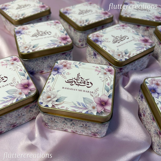 Ramadan favours Square Tin Box