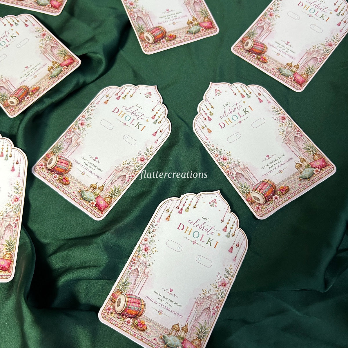 Jhumka Favour Cards
