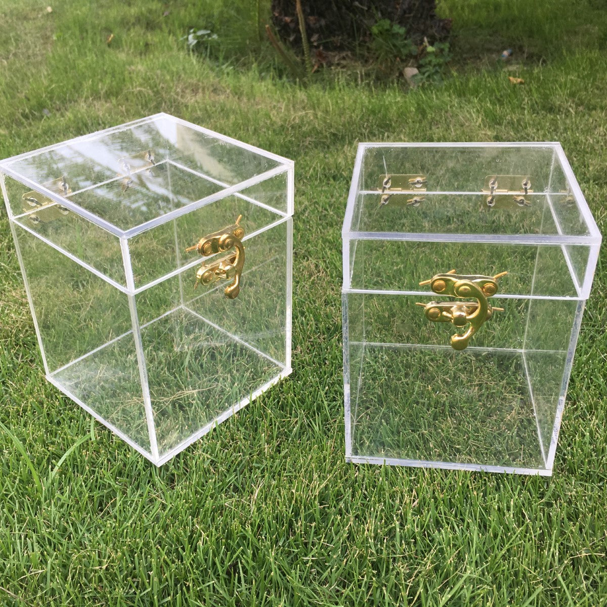 Plain Acrylic Box with Lock