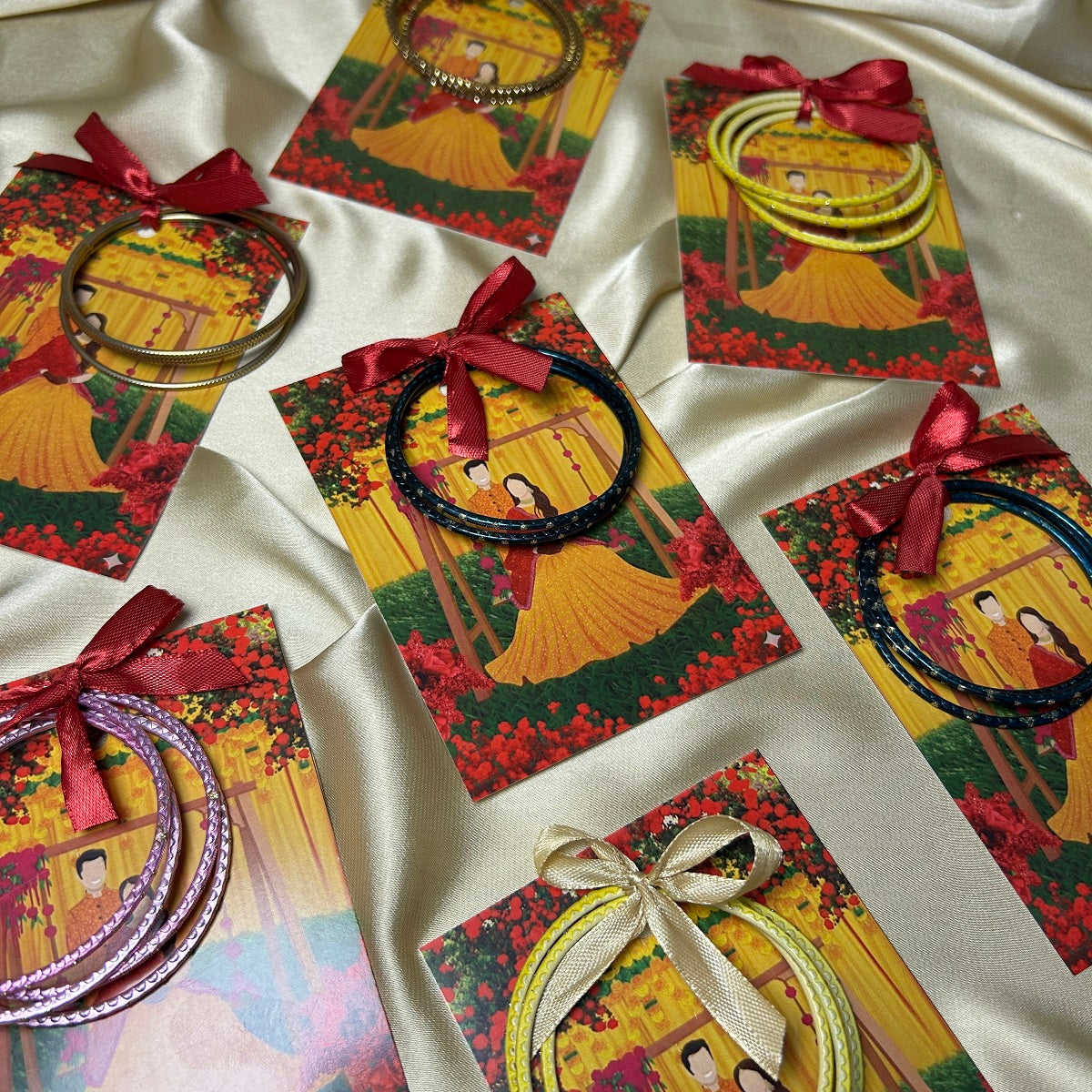 Bangle Favour Cards